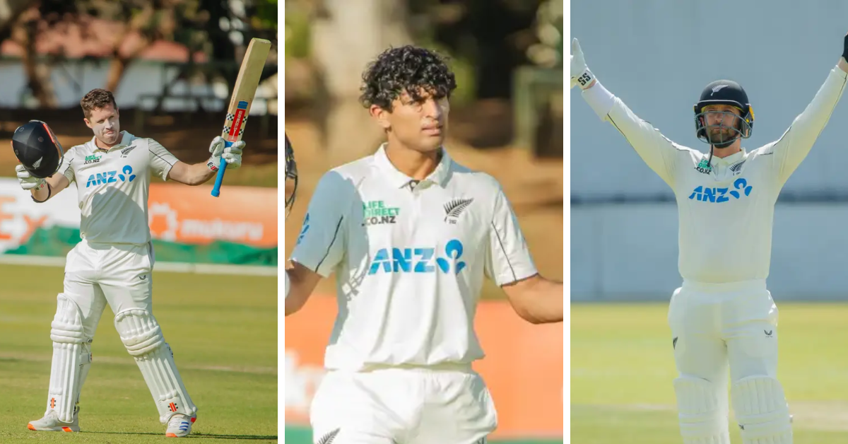 ಕ್ರೂರ ಬ್ಯಾಟಿಂಗ್ ಕಾಂವೇ ನಿಕಲ್ಸ್ ರವೀಂದ್ರ ಶತಕ ನ್ಯೂಜಿಲ್ಯಾಂಡ್ ಪ್ರಾಬಲ್ಯ